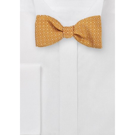 Self Tied Bowtie with Contemporary Tangerine Box Design