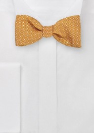 Self Tied Bowtie with Contemporary Tangerine Box Design