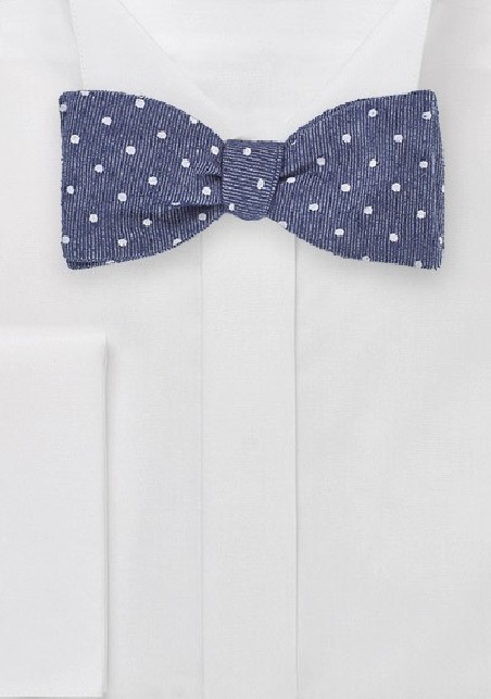 Heritage Style Bowtie with Polka Dot Design