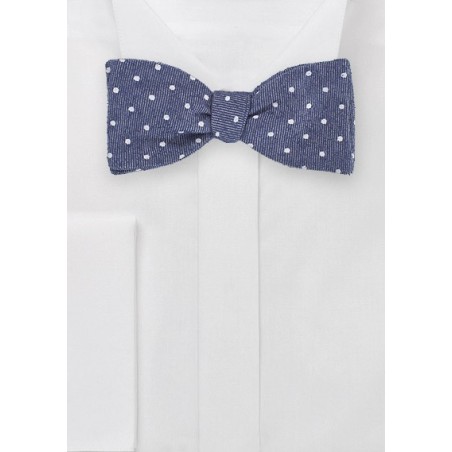 Heritage Style Bowtie with Polka Dot Design