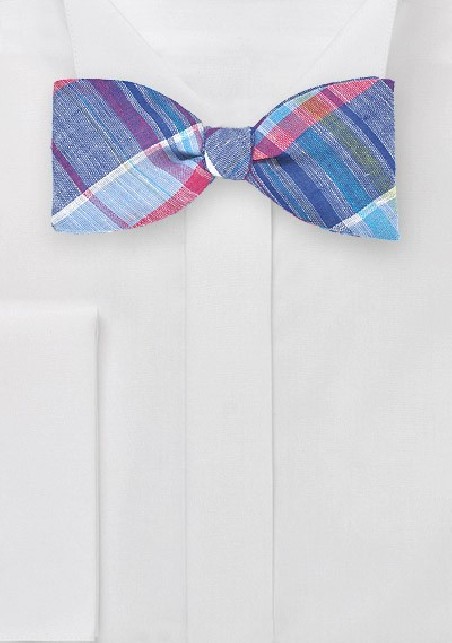 Madras Freestyle Bow Tie