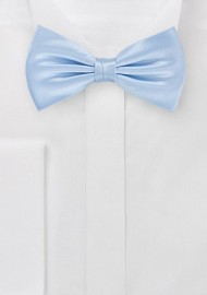 Ultra Light Blue Bow Tie
