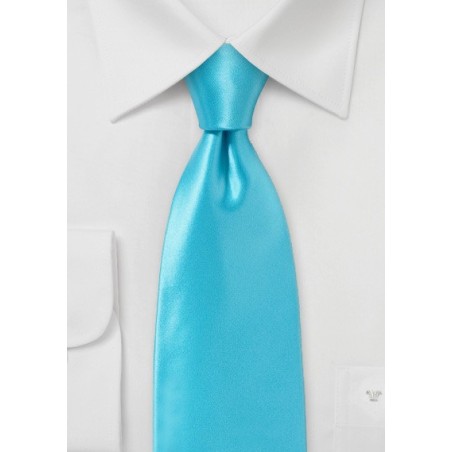 Malibu Colored Necktie in Pure Silk