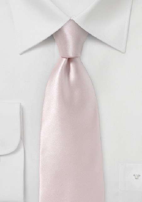 Ultra Light Pink Silk Necktie