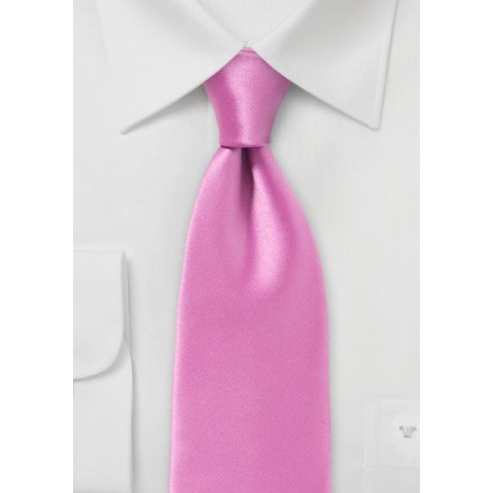 Solid Pink Men's Necktie