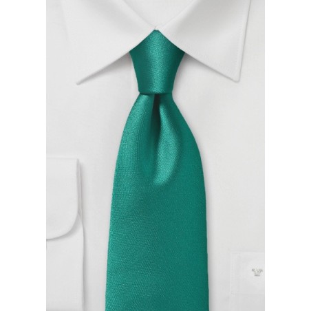 Elegant Solid Emerald Green Necktie