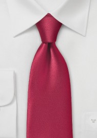 Pure Microfiber Cherry Colored Necktie