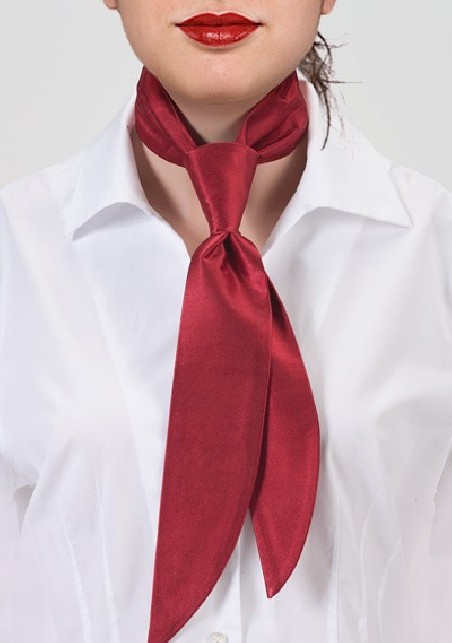 Cherry Red Women's Neck Tie