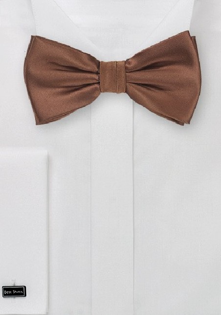 Mocha Brown Bow Tie
