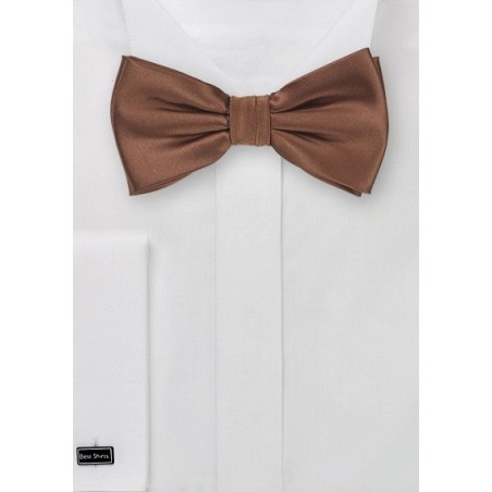 Mocha Brown Bow Tie