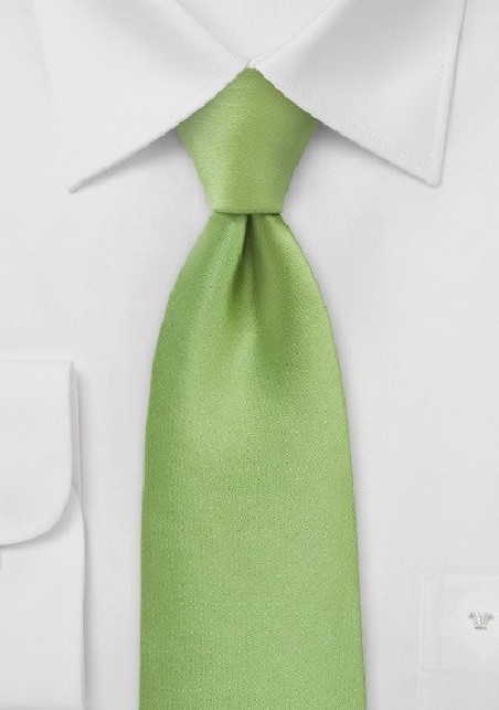 Lime Green Hued Tie in Solid Color