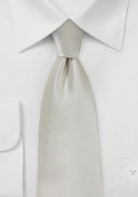 Frosted Silver Necktie