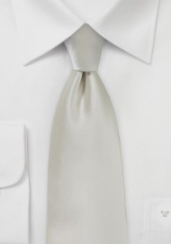 Frosted Silver Necktie