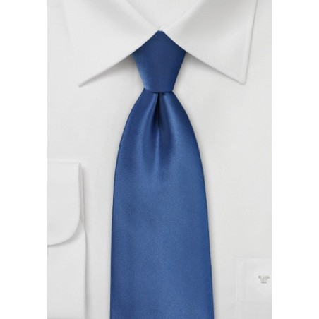 Single Color Tie in Classic Blue