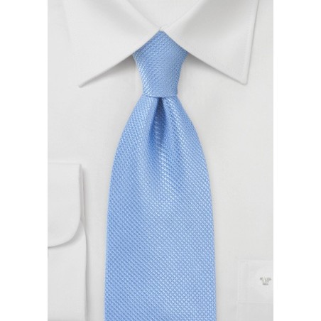 Hydrangea Blue Tie in XL Length