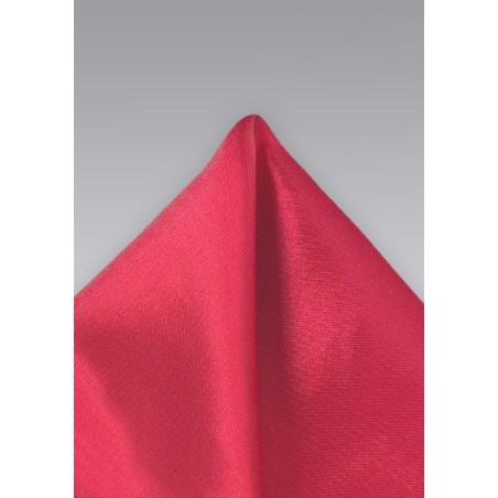 Bright Lollipop Red Pocket Square