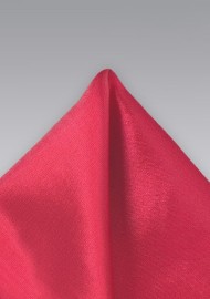 Bright Lollipop Red Pocket Square