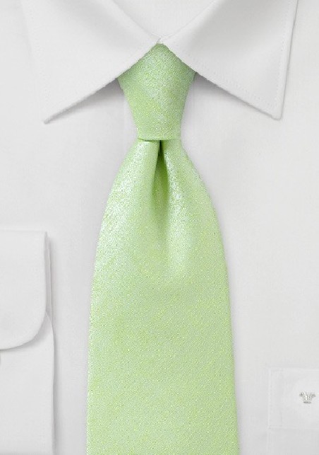 Heathered Kids Tie in Lime