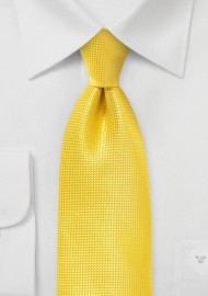 Bright Primary Yellow Kids Tie