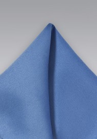 Solid Blue Men's Pocket Square