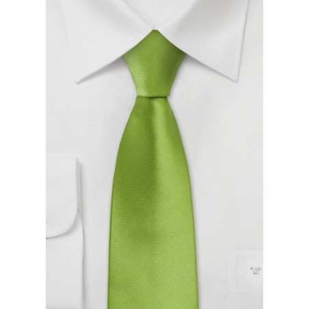 Lime Green Skinny Tie