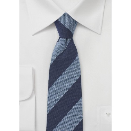 Narrow Wool Designer Tie