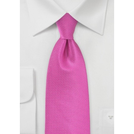 Kids Length Tie in Paradise Pink