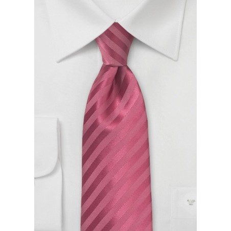 Bold Summer Tie in Raspberry Sorbet Color
