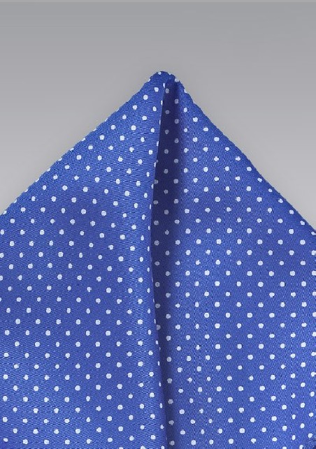 Horizon Blue and White Pocket Square
