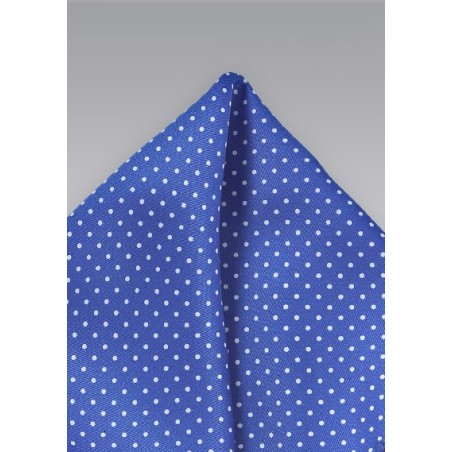 Horizon Blue and White Pocket Square