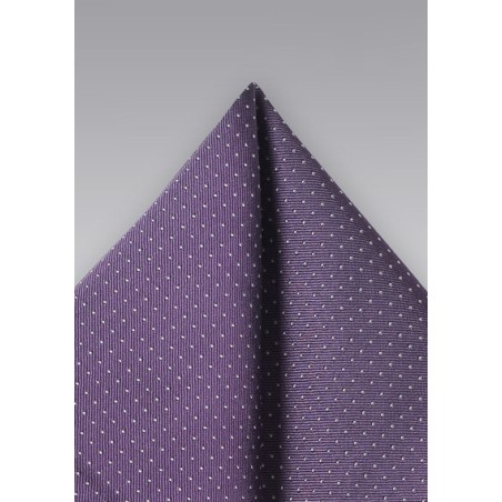 Grape Hued Silk Pocket Square