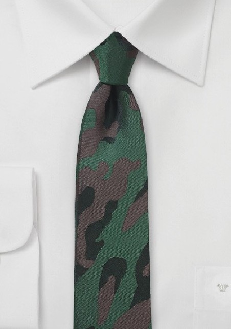 Classic Camo Skinny Tie