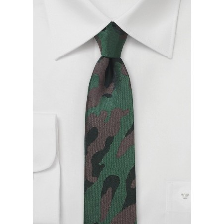 Classic Camo Skinny Tie