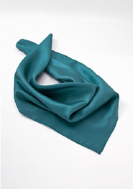 Women's Silk Scarf in Jade Green
