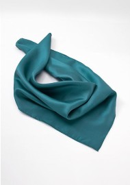Women's Silk Scarf in Jade Green