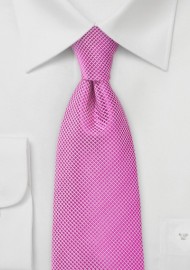 Orchid Pink Men's Tie in Extra Length