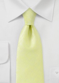 Chartreuse Color Tie in Long Length