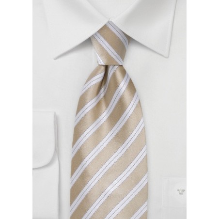 Sweet Almond Striped Tie in Kids Size