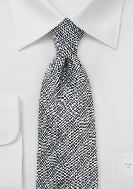 Glen Checked Designer Tie