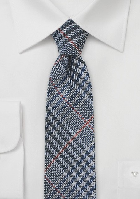 Bold Glen Plaid Tie in Raw Silk