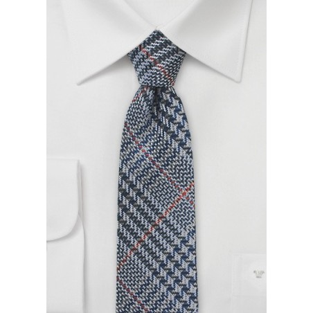 Bold Glen Plaid Tie in Raw Silk