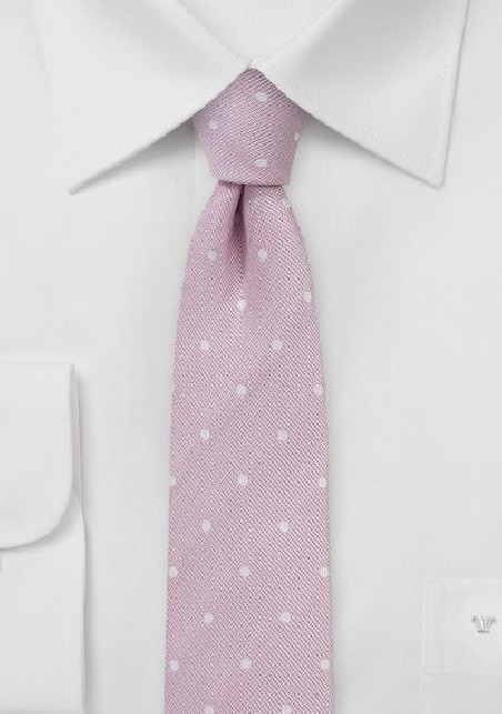 Cherry Blossom Polka Dot Tie