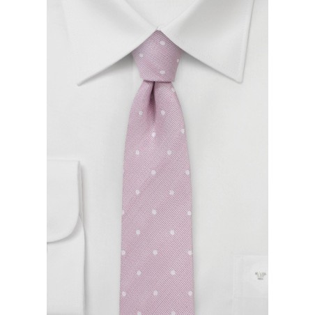 Cherry Blossom Polka Dot Tie