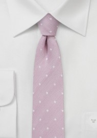 Cherry Blossom Polka Dot Tie