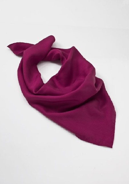 Women's Silk Scarf in Fuchsia Pink