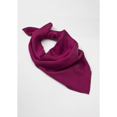 Women's Silk Scarf in Fuchsia Pink