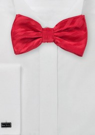 Red Striped Bow Tie