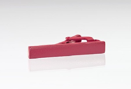 Matte Pink Colored Tie Bar