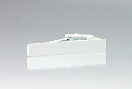 White Colored Narrow Tie Bar