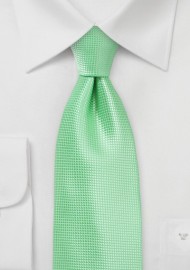 Bright Colored Tie in Summer Mint